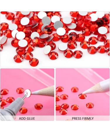 YHMQ 2880 Pieces Red Rhinestones for Nails - SS10 Nail Crystals (2.6-2.8 mm) - Perfect for Nail Art & DIY Designs - Buy Online on GoSupps.com