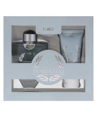 Dominatio Kit for Men - 2 Pc Gift Set 2.7oz EDT Spray 3.4oz Shower Gel - Buy Online on GoSupps.com