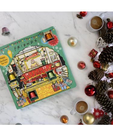 Friends Christmas Coffee Advent Calendar 2023 | Nespresso Compatible | Festive Xmas Coffee Capsules - Buy Online on GoSupps.com