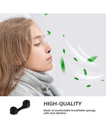 100 Pieces Nose Plug Filter Disposable Nose Dust Filters Nostril Filters Spray Nose Filter Sponge Nose Plugs for Women Men Sunless Spray Tanning Outdoor Dust Construction Areas (Black) - Buy Online on GoSupps.com