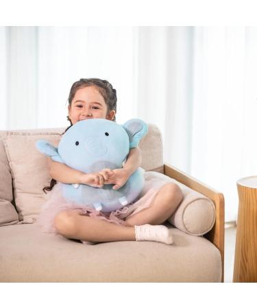 GAGAKU Elephant Plush Cushion 33cm - Cute Stuffed Toy Perfect for Kids and Adults - Ideal Gift for Birthdays and Anniversaries - Buy Online on GoSupps.com