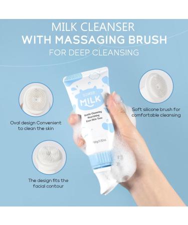 ARCHIDATE Milk Skincare Routine Set Deep Moisturizing Face Care Set Anti Aging Improves Skin Elasticity Gentle and Soothing Reduces Skin Dullness Skincare Gift Sets for Women Girl - Buy Online on GoSupps.com