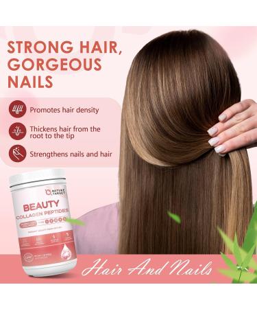 NATURE TARGET Beauty Collagen Peptides Powder for Women Multi Collagen Powder with Vitamin C Biotin Hyaluronic Acid Unflavored Keto Friendly Easy Dissolve Non-GMO 50 Servings 1.1 Pound (Pack of 1) - Buy Online on GoSupps.com