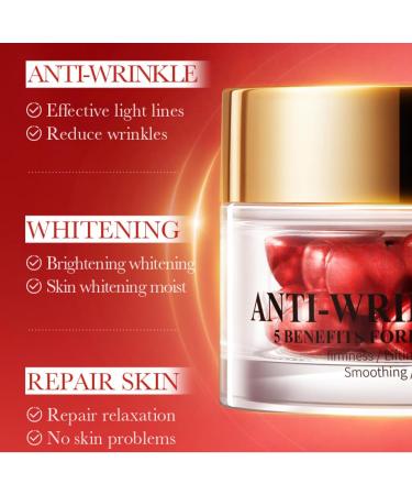 Face Serum Capsules - Face Serum for Women - Collagen Serum Face for Skin - Niacinamide Serum - Hyaluronic Acid Serum for Face - Hydrating Serum - Anti Wrinkle Brightening - Buy Online on GoSupps.com