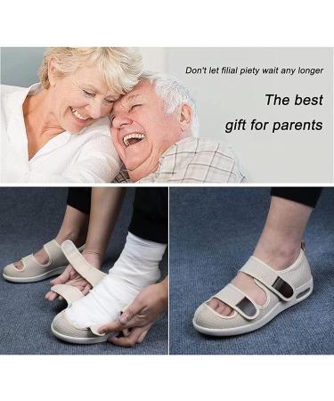 LLDDP Men's and Women's Wide Width Diabetic Shoes with Adjustable Closure - Lightweight, Breathable, and Ideal for Swollen Feet, Edema, and Walking - Size 9 Blue - Buy Online on GoSupps.com