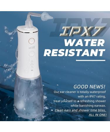 Water Powered Ear Cleaner Kit - Safe & Effective Ear Wax Removal with 9 Tips, Electric Triple Jet Stream, 3 Pressure Settings, USB Rechargeable - IP7 Water Resistant - Buy Online on GoSupps.com