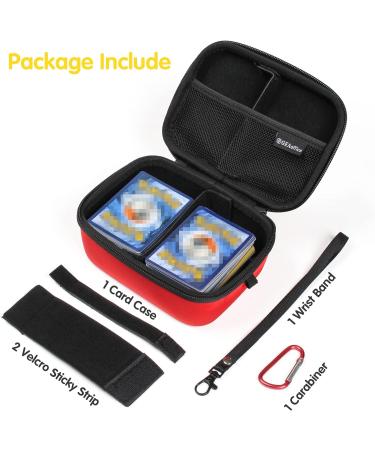 GEAoffice 450+ Trading Card Carrying Case - Hard EVA Organizer Storage Box for Game Cards - Holds MTG TCG Gifts for Boys and Girls - Buy Online on GoSupps.com