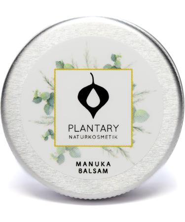 Plantary Naturkosmetik Manuka Lip Balm Vegan 15g for Sensitive Skin Moisturizing Natural Plant Based Animal By Product Free Lip Care for Herpes - Buy Online on GoSupps.com