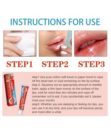 Healing Lip Balm for Dry Cracked Lips | Natural & Organic Cheilitis Treatment for Men Women & Children | Dermatologist Recommended All-Day Moisture - Buy Online on GoSupps.com