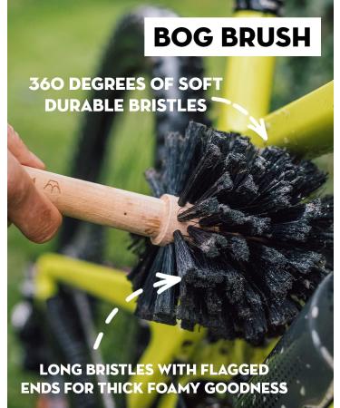 Peatys Eco-Friendly Bicycle Cleaning Brush Set - Durable Beech Wood Brushes for Mountain, Road, and Gravel Bikes - Includes Drivetrain and Tyre Brushes - Buy Online on GoSupps.com