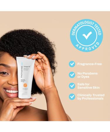 Photozyme Omega 36 Body Complex Anti-Aging Body Cream with Omega 3 6 Ceramides & DNA Repair Enzymes Hydrating Firming Nourishing Fragrance Free Unscented 2 fl oz 2 Fl Oz (Pack of 1) - Buy Online on GoSupps.com