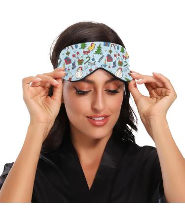 Haskirky Light Blocking Eye Mask - Breathable & Adjustable for Adults | Perfect for Travel, Yoga, Meditation & Office for Deep Sleep | Comfortable & Smooth | Great Christmas Gift - Buy Online on GoSupps.com