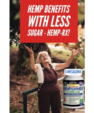 Gummies for Pain Anxiety Stress & Inflammation - 120 Pieces Low Calorie - 17 000 000 Clinical Strength - Natural Premium Oil Extract - Gummy Bears with Organic Oil - Infused Supplement - Buy Online on GoSupps.com