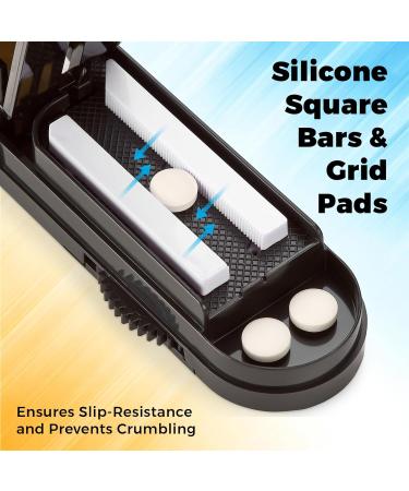 Pill Cutter for Small to Large Pills | Multi-Tablet Splitter with Safety-Blade Guard & Stainless Steel Design | Precision Pill Cutting Tool - Buy Online on GoSupps.com