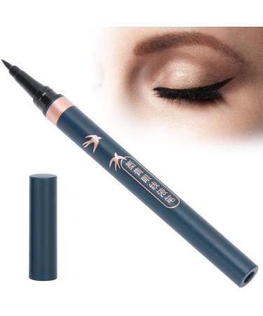 Liquid Eyeliner Black Thick Ink Smudge-proof Eyeliner Pen with Fine Tip Long Lasting Cosmetic Tool