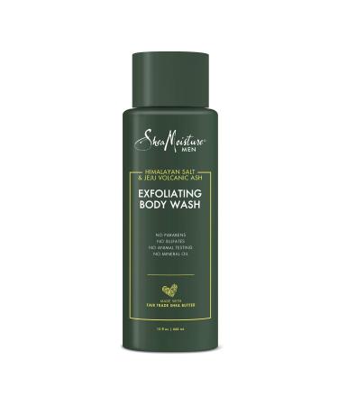 SheaMoisture Men Body Wash Cleanser to Exfoliate and Stimulate Skin Himalayan Salt and Volcanic Ash Exfoliating 15 fl oz - Buy Online on GoSupps.com
