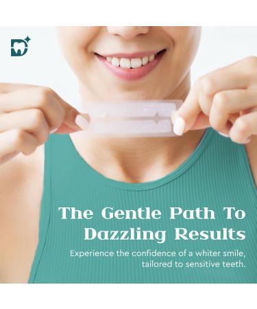 Gentle Teeth Whitening Strips - 20 Pack | Mint Flavor | 6% Hydrogen Peroxide | Sensitive Tooth Stain Remover & Whitener Treatment | Rapid Home Kit for Fast, Professional & Whiter Results Gentle 6% Hydrogen Peroxide - Buy Online on GoSupps.com