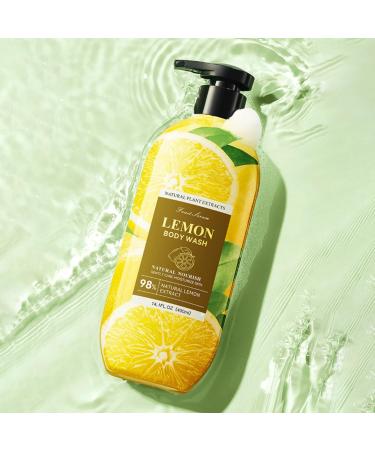 Aislor 1 Piece Lemon Body Wash Moisturizing and Gentle Cleaning with Natural Lemon Extract Fresh Elegant Fragrance for All Skin Types Yellow One Size One Size Yellow - Buy Online on GoSupps.com