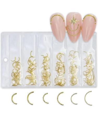 FEIlei 3D Nail Charms Heart Nail Art Studs Nail Jewelry for DIY Crafts Nail Art Decor - Buy Online on GoSupps.com