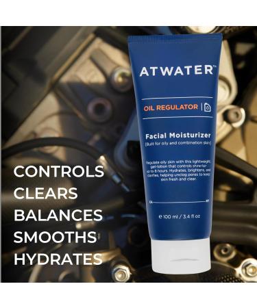 ATWATER Oily Skin Starter Set Skin Armor Face Scrub Eye Armor Eye Cream and Oil Regulator Facial Moisturizer - Buy Online on GoSupps.com