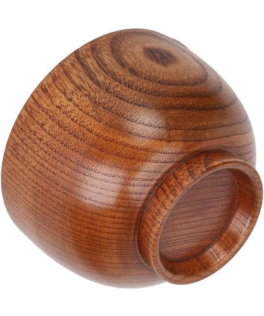 Premium Wooden Razor Shell for Shaving Soaps | Acid Jujube Wood Cup with Enlarged Opening for Rich Foam Keeps Razors & Brushes Dry | International Shipping Available - Buy Online on GoSupps.com