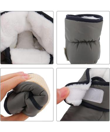 LACOFIA Baby Anti-Slip Soft Sole Winter Boots - 6-12 Months Gray - Buy Online on GoSupps.com
