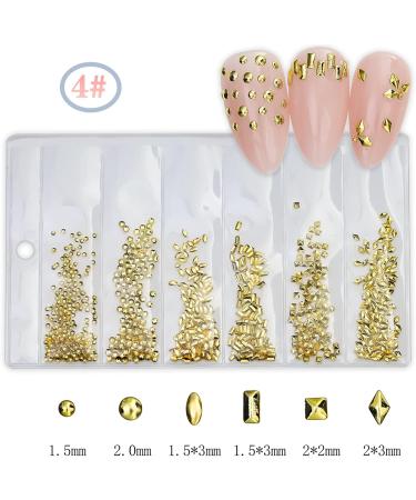 FEIlei 3D Nail Charms Heart Nail Art Studs Nail Jewelry for DIY Crafts Nail Art Decor - Buy Online on GoSupps.com