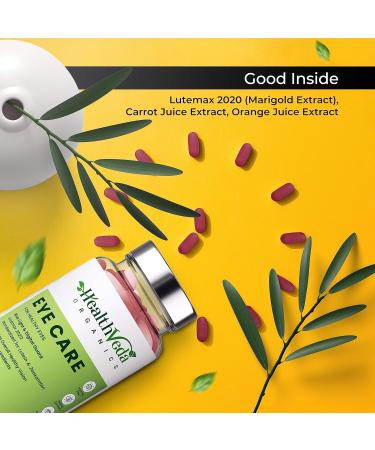 Generic Organics Plant Based Eye Care with Lutemax 2020 I 60 Veg Tablets I Protects from Blue Light & Improves Vision I for Both for Men & Women - Buy Online on GoSupps.com