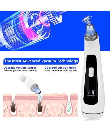 Blackhead Remover Vacuum - USB Rechargeable Acne & Comedone Extractor Tool with LED Display - Buy Online on GoSupps.com