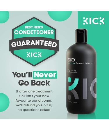 Kick Tea Tree & Peppermint Shampoo + Conditioner Bundle - Scalp Treatment for Dandruff & Thinning Hair - Buy Online on GoSupps.com