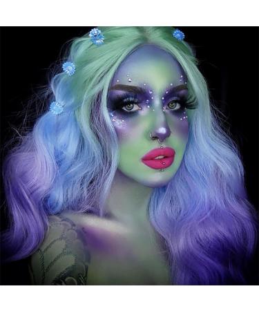 Mysense Pastel Green Face Body Hair Paint Stick - Non-Toxic & Washable 0.5oz - Halloween Cosplay Makeup - Buy Online on GoSupps.com