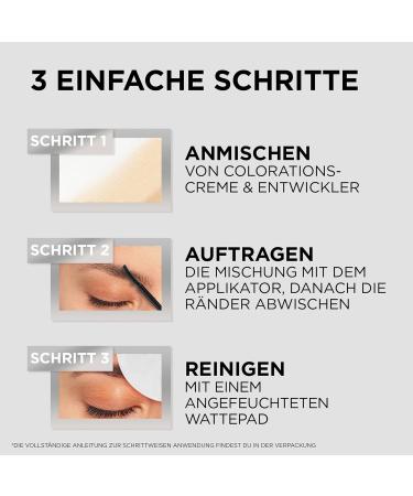 L'Or al Paris Ammonia-Free Eyebrow Color | 5.0 Brown | Up to 10 Applications for Radiant Perfectly Maintained Brows - International Shipping Available - Buy Online on GoSupps.com