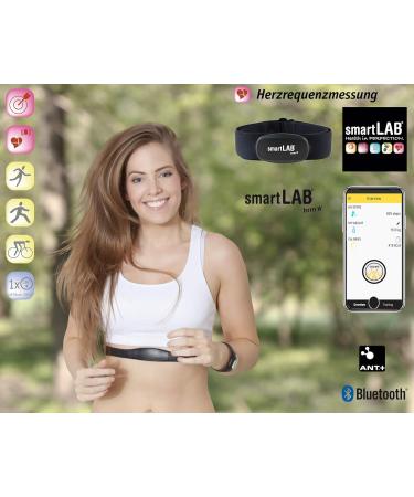 Smartlab HRM W Heart Rate Monitor | Bluetooth EKG Pulse Belt Compatible with Garmin Wahoo Polar Apple Watch Runtastic Pro Strava TomTom Endomondo - Buy Online on GoSupps.com