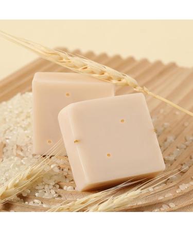 Rice Milk Whitening Soap Rice Clarifying Soap Moisturizing Whitening Cleansing Soap For Natural Thai Herbal Skin Smooth Skin (2PC) - Buy Online on GoSupps.com