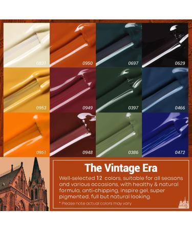 Modelones Fall Gel Nail Polish Set - 12 Colors for Halloween | Soak Off LED Nail Art Kit - Perfect Gift for DIY & Salon Use - Buy Online on GoSupps.com