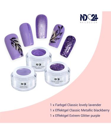 Very Peri Gel Set - Color of the Year Collection | International Shipping | 15ml Made in Germany Gel Nails - Buy Online on GoSupps.com