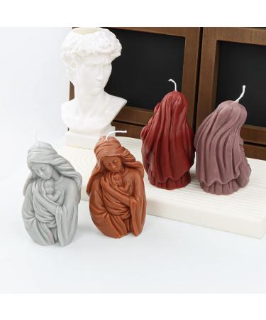 Conestabile Madonna Resin Sculpture Mold - Baby Jesus Family & Our Lady Scene Candle/Soap Making Silicone Mold - Buy Online on GoSupps.com