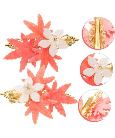 Beatifufu 1 Pair Antique Leaf Hairpin Tassel Leaf Hair Barrettes Chinese Hair Accessories Costume Tassel Hair Decors Women Hair Clips Tassel Hairpins Leaf Hair Clips Women Headdress - Buy Online on GoSupps.com