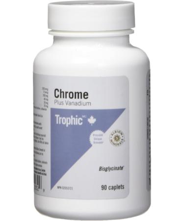 Trophic Chromium + Vanadium 90 Count 90 count (Pack of 1) - Buy Online on GoSupps.com