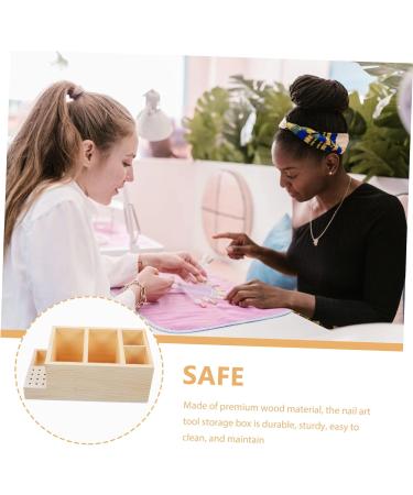 Beatifufu Box Grinding Head Storage Box Nail Salon Supply Nail Drill Bits Container Nail Tool Organizer Nail Polisher Organizer Nail Drill Bits Stand Manicure Polishing Heads Organizer - Buy Online on GoSupps.com