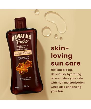 Hawaiian Tropic Moisturizing Dark Tanning Oil 240ml - Buy Online on GoSupps.com