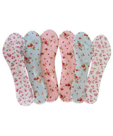Gel Shoe Insoles for Women Sandals Self-Adhesive Shoe Inserts for High Heels Silicon Sandals Insoles for Women Nonslip Cushion Pads with Massaging Points for Pains Relief 3 Pairs Pink+blue+transparent
