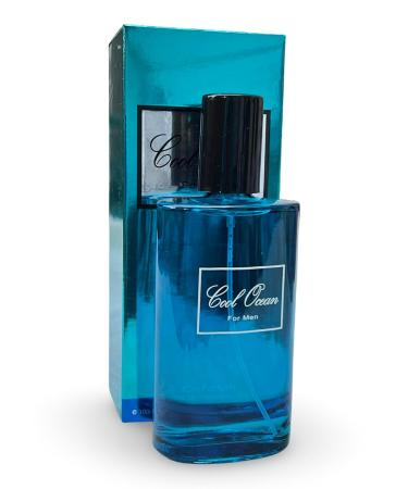 Cool Ocean for Men Eau de Parfum 3.4 Fl Oz Sea Water Lavender Mint Fragrance - Buy Online on GoSupps.com