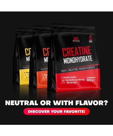  XXL Nutrition XXL Nutrition - Creatine Monohydrate - Lemon - 500 Grams - Buy Online on GoSupps.com