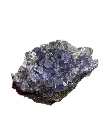 Natural Crystal Rough Natural Blue Purple Fluorite Cluster Mineral specimens Gem Level Stones and Crystals (Size : 7)