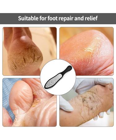 Bare Foot File Foot Files for Hard Skin Premium Foot File Double-Sided Portable Pedicure Rasp Tool for Both Wet and Dry Feet Black - Buy Online on GoSupps.com