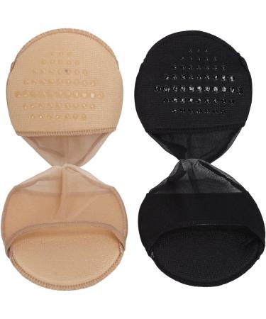 Forefoot Socks Ball of Foot Cushions - Anti-Slip Toe Padding 10 Pairs High Heel Half Socks for Women Washable & Reusable - Buy Online on GoSupps.com