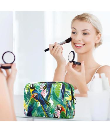 Cosmetic & Toiletry Bag - Tropical Parrot Design | Travel Accessory for Eco-Friendly Adventures - Buy Online on GoSupps.com