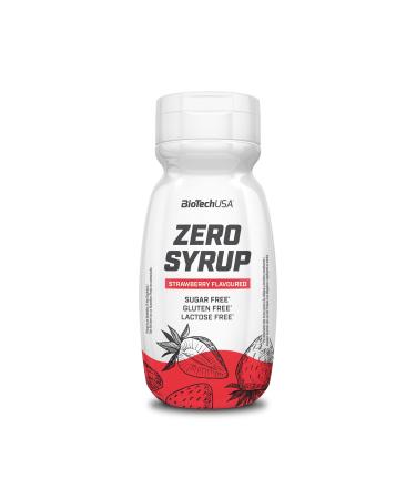 BioTechUSA Zero Syrup Sugar & Fat Free Sweetener Syrup 320 ml Strawberry