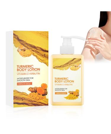 Horuili® Turmeric Body Lotion, Hyperpigmentation Elimination, Lightening Complexion, Turmeric Body Treatment Lotion for Smooth, Nourished and Hydrated Skin